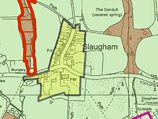 Map of Slaugham